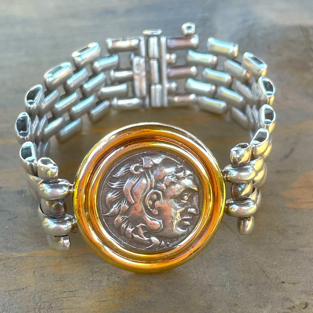 18k Gold & 800 Silver Bracelet
